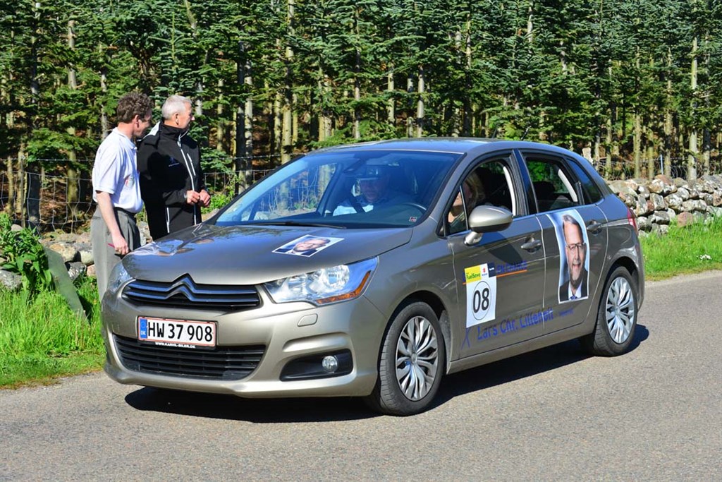 I deres første ecorally fik Jane og Lars Chr. Lilleholt presset deres Citroën C4 1.6 HDI til at køre med et gennemsnit på 20,4 km/l
(Foto: Morten Dam)